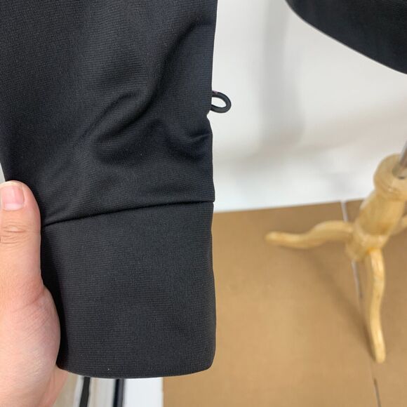 Oakley Jacket Womens S Small Black Regular Fit Snap Buttons Zip Up Purple Stitch - Picture 5 of 15